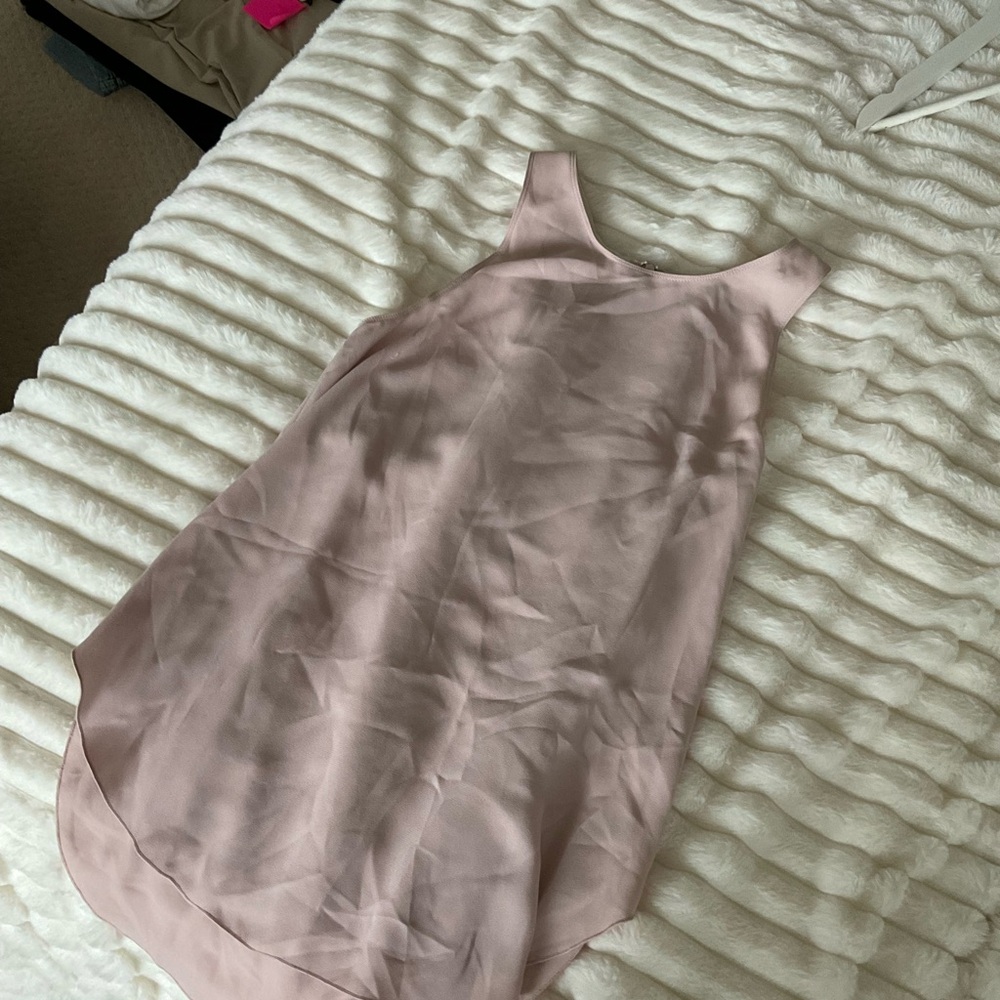 Elegant Pink Sleeveless Dress
